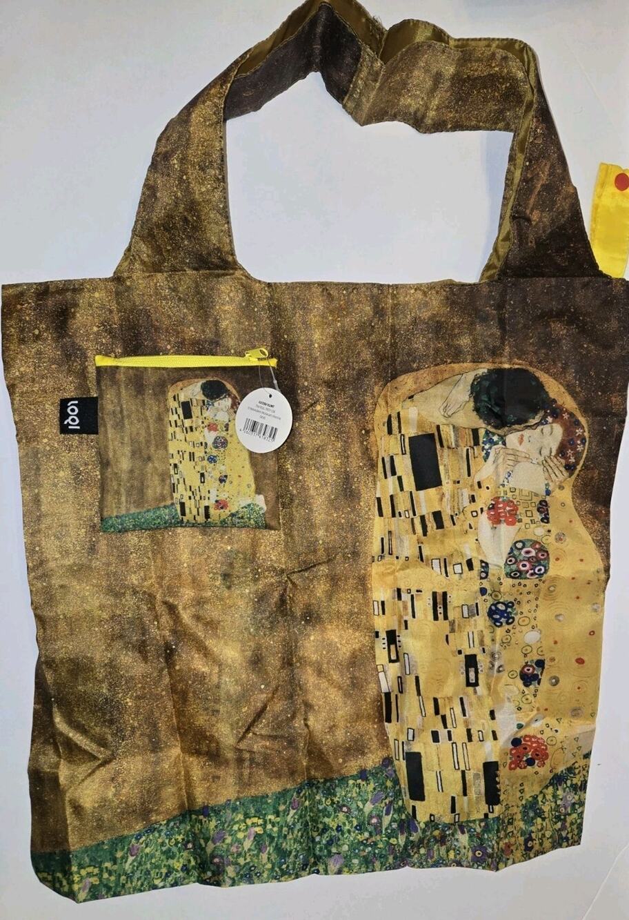 LOQI Museum Collection Tote Bag The Kiss Gustav Klimt NWT Comes with A Pouch